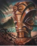 Tahitian Tiki Illustration