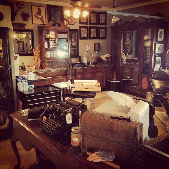 We look like your grandpa's house. #follow #remingtontattoo @remingtontattoo #sandiego #tattoo #tattooartist #northpark