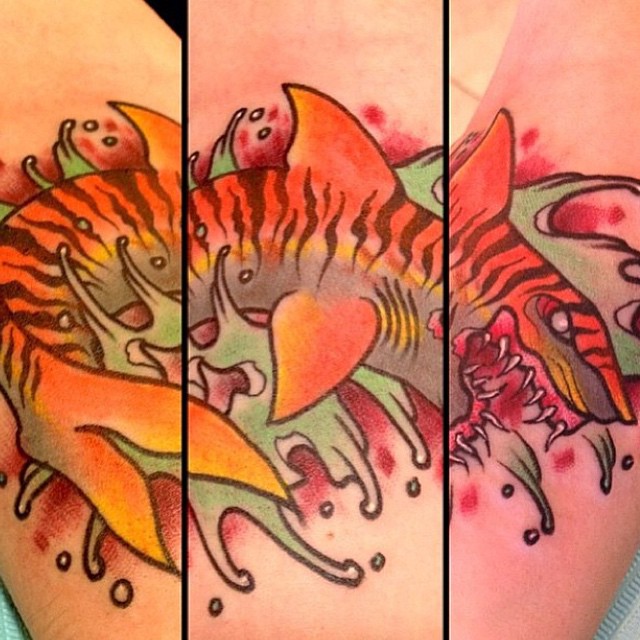 Tiger Shark Tattoo | Remington Tattoo Parlor