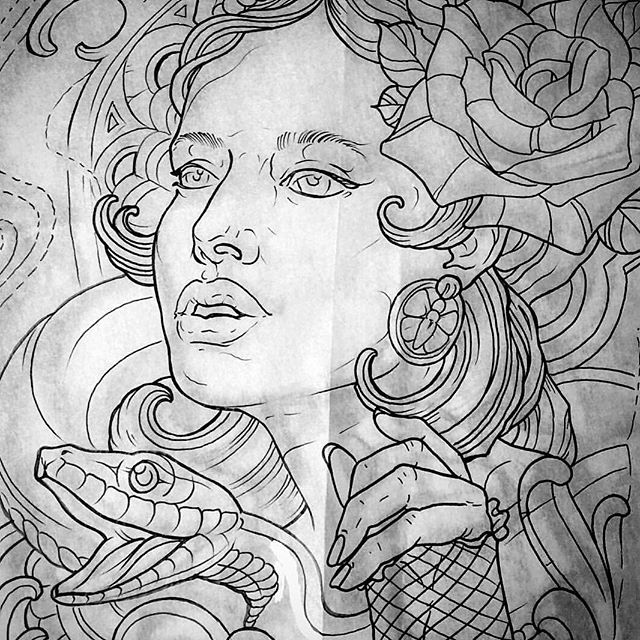 Drawing for a back piece by @terryribera #art #wip #tattoo #drawing #tattoos #tattooart #remington #remingtontattoo #terryribera #terryriberatattoo #northpark #30thst #sandiegotattoo #sandiegotattooshop #sandiegotattooartist #sandiegoartist #sandiego