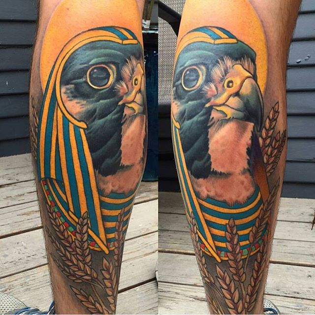 Great Hours piece by @nathanieltattoosd #art #tattoo #tattoos #tattooart #remington #remingtontattoo #nathanielgann #nathanielganntattoo #horus #horustattoo #egyptian #northpark #30thst #northpark #sandiegotattooshop#sandiegotattoo #sandiegotattooartist #sandiegoartist #sandiego